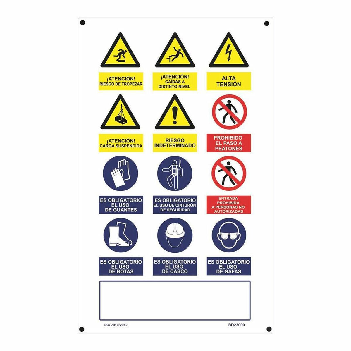 Skilt Normaluz Obra múltiple PVC (50 x 90 cm)