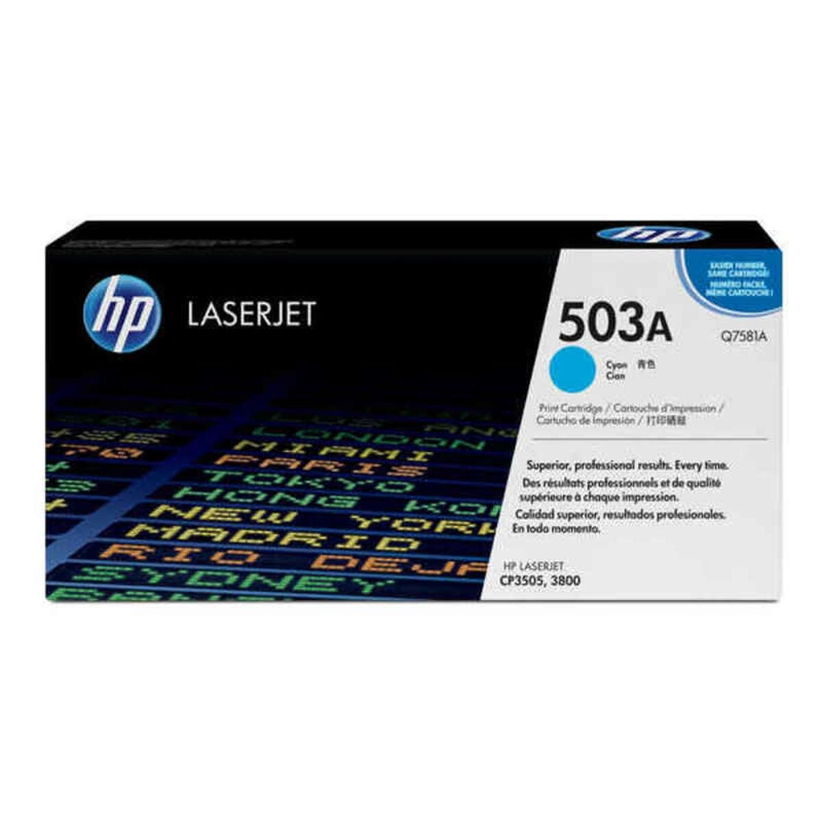 Original toner HP 503A Cyan