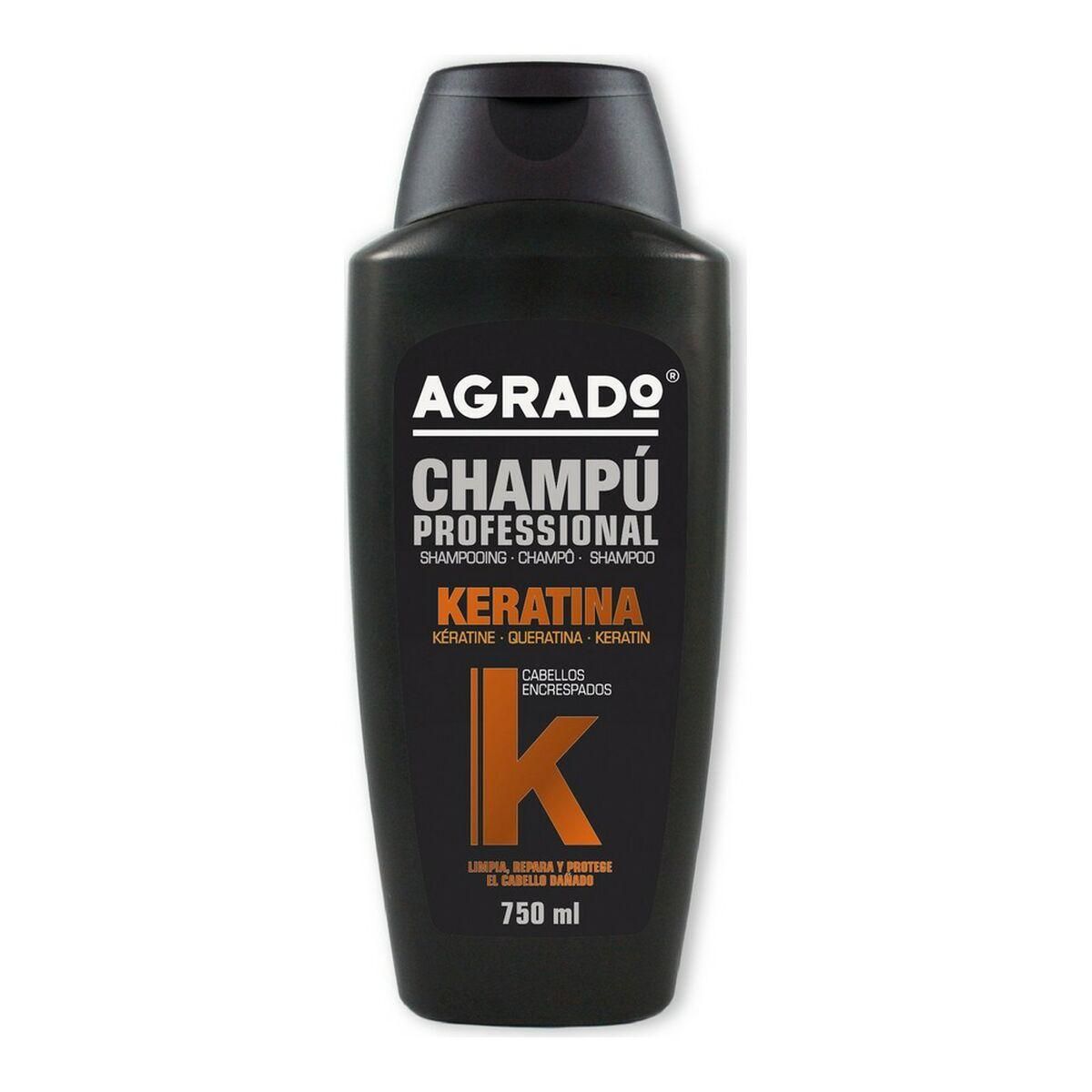 Fugtgivende shampoo Agrado Intens glans (750 ml)