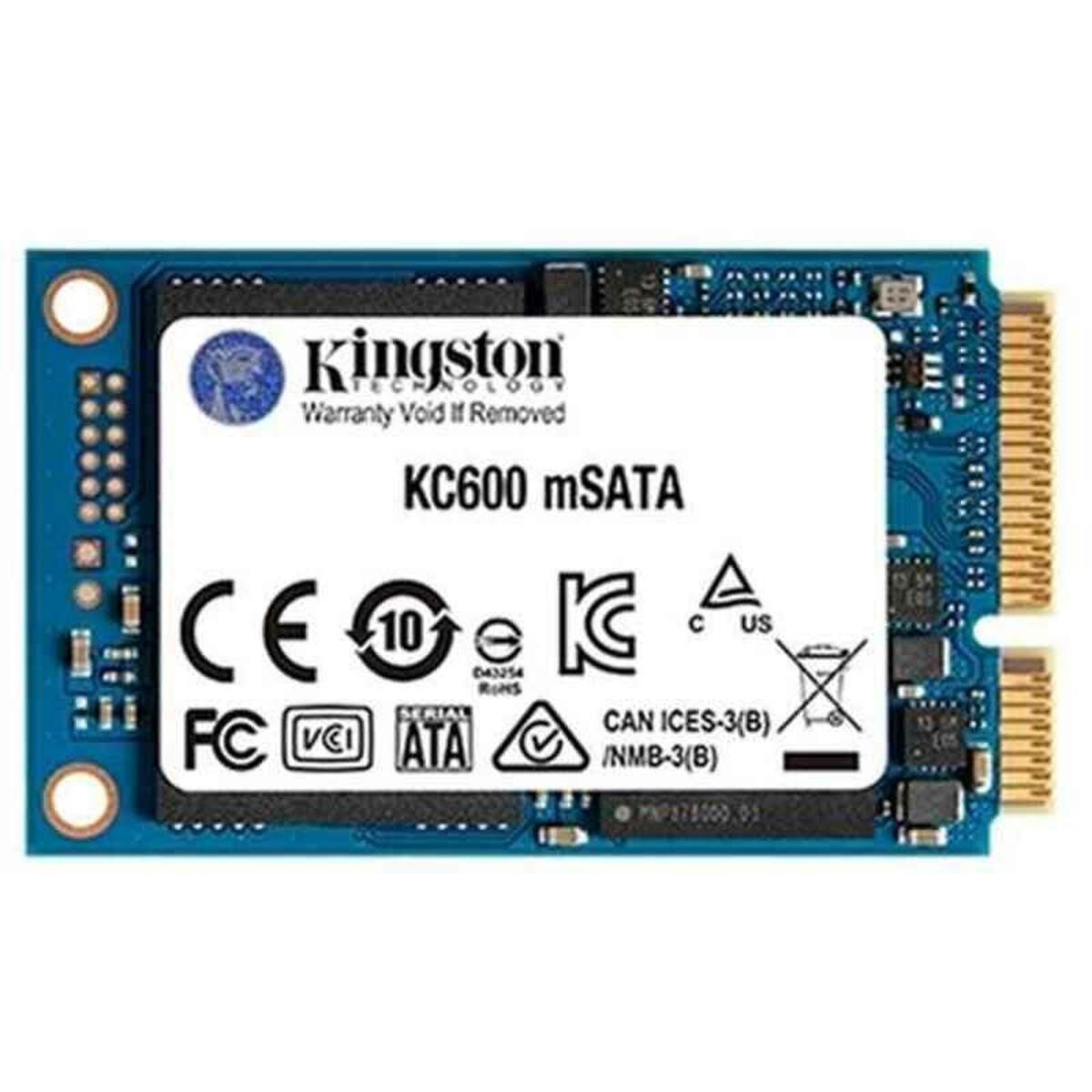 Harddisk Kingston SKC600MS TLC 3D mSATA SSD 512 GB