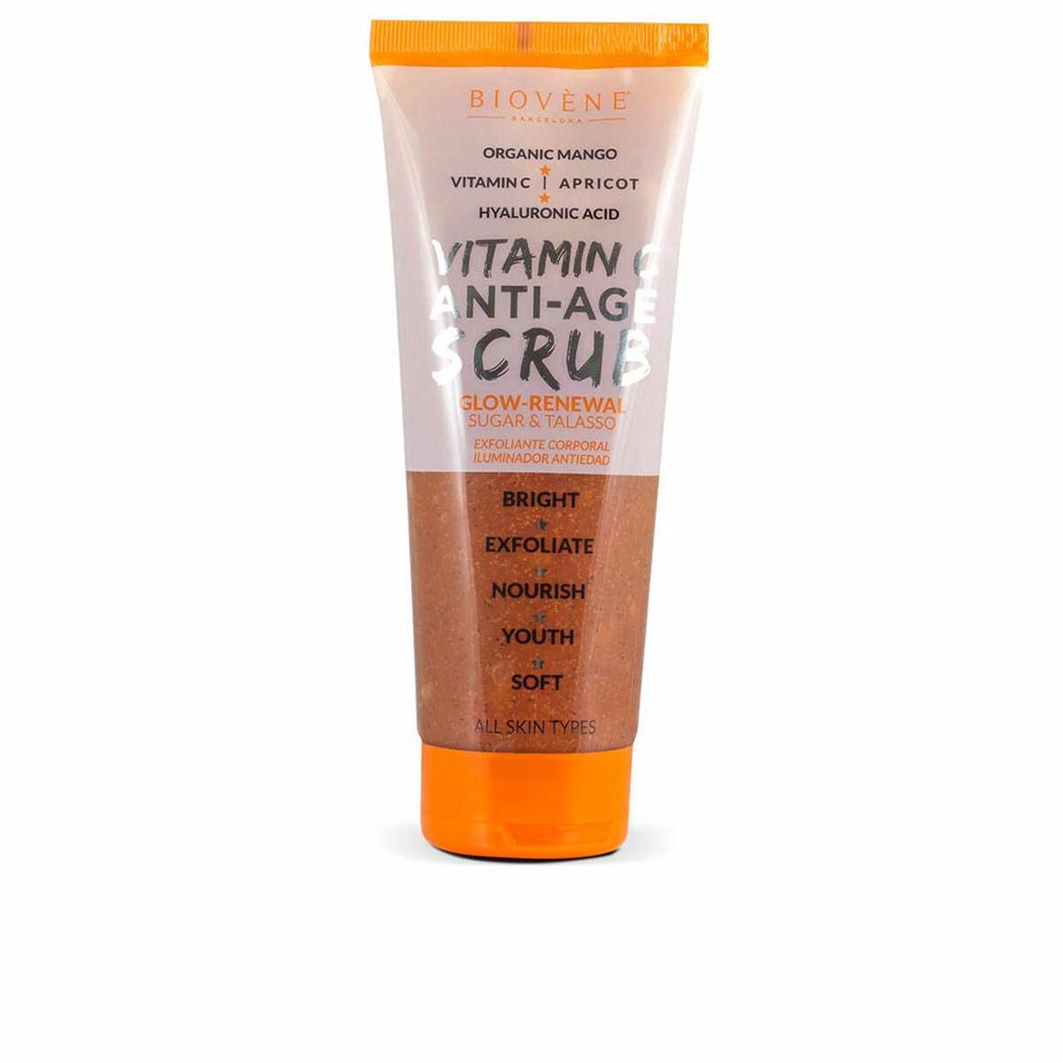 Eksfolierende kropsgel Biovène Vitamin C Age Scrub Anti-Age Håndtag C-vitamin 250 ml