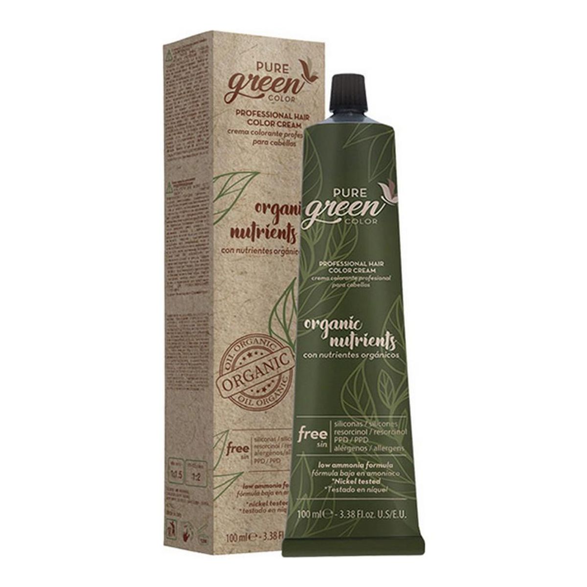 Farvecreme Pure Green Nº 7.1 (100 ml)