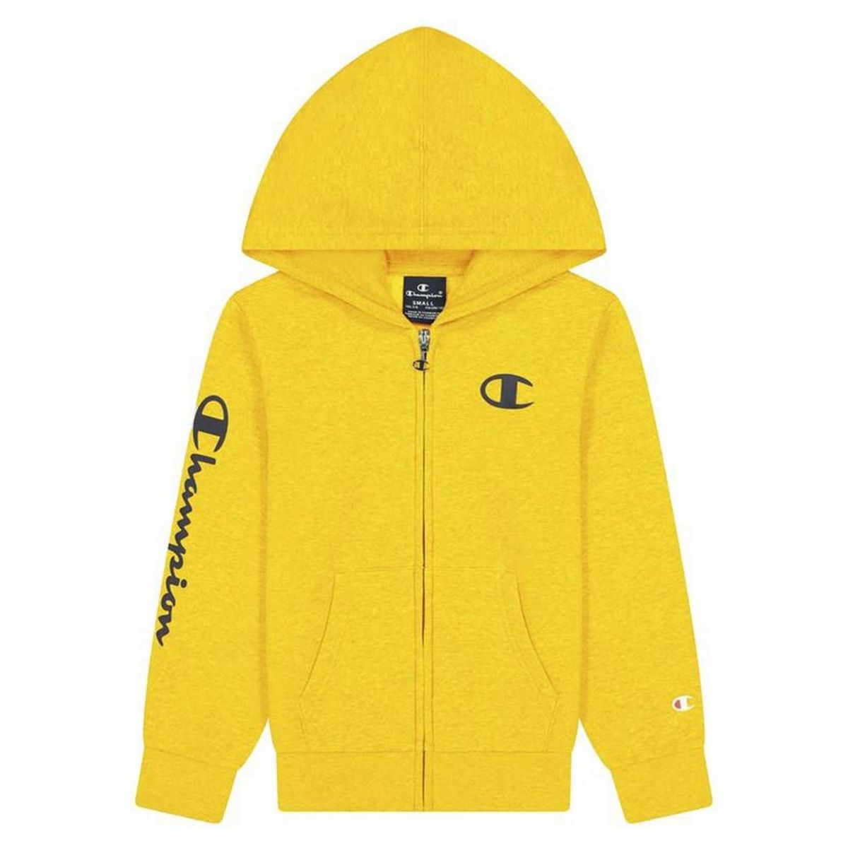 Sportsjakke til børn Champion Full Zip Logo Gul 13-14 år