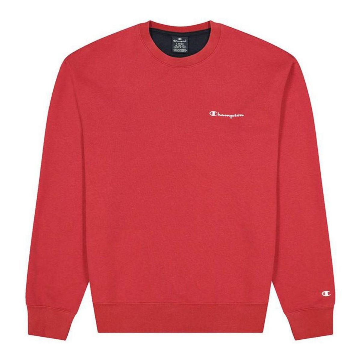 Sweatshirt til Børn Champion Spliced Script Logo Rød 15-16 år