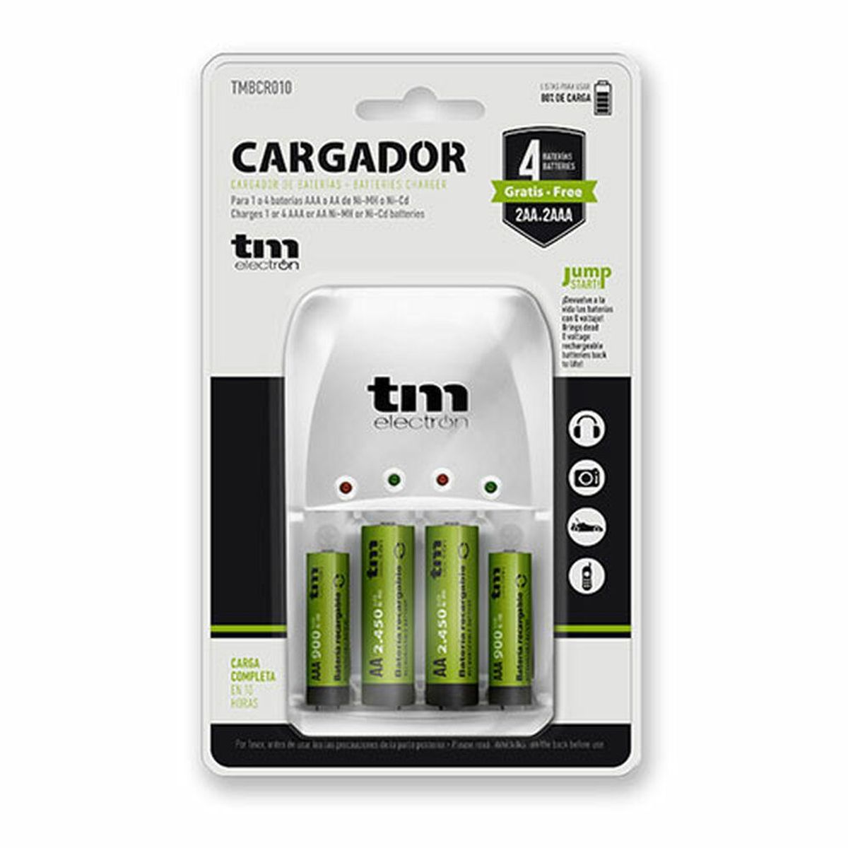 Batteroplader TM Electron R03/R6