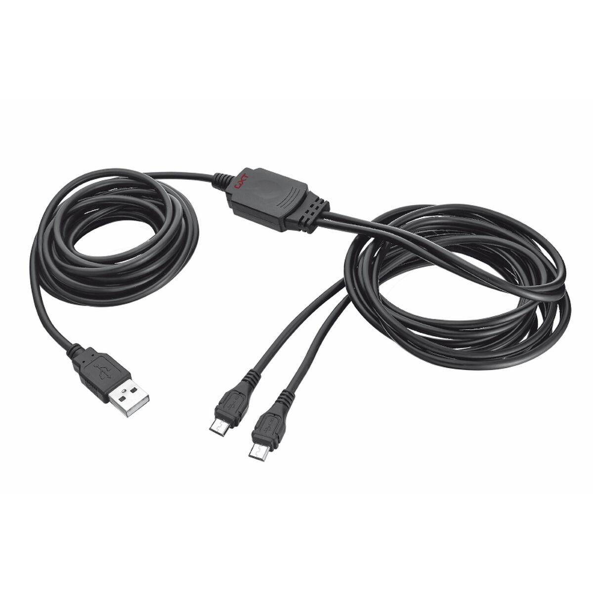 USB-kabel til micro USB Trust GXT 222 Sort