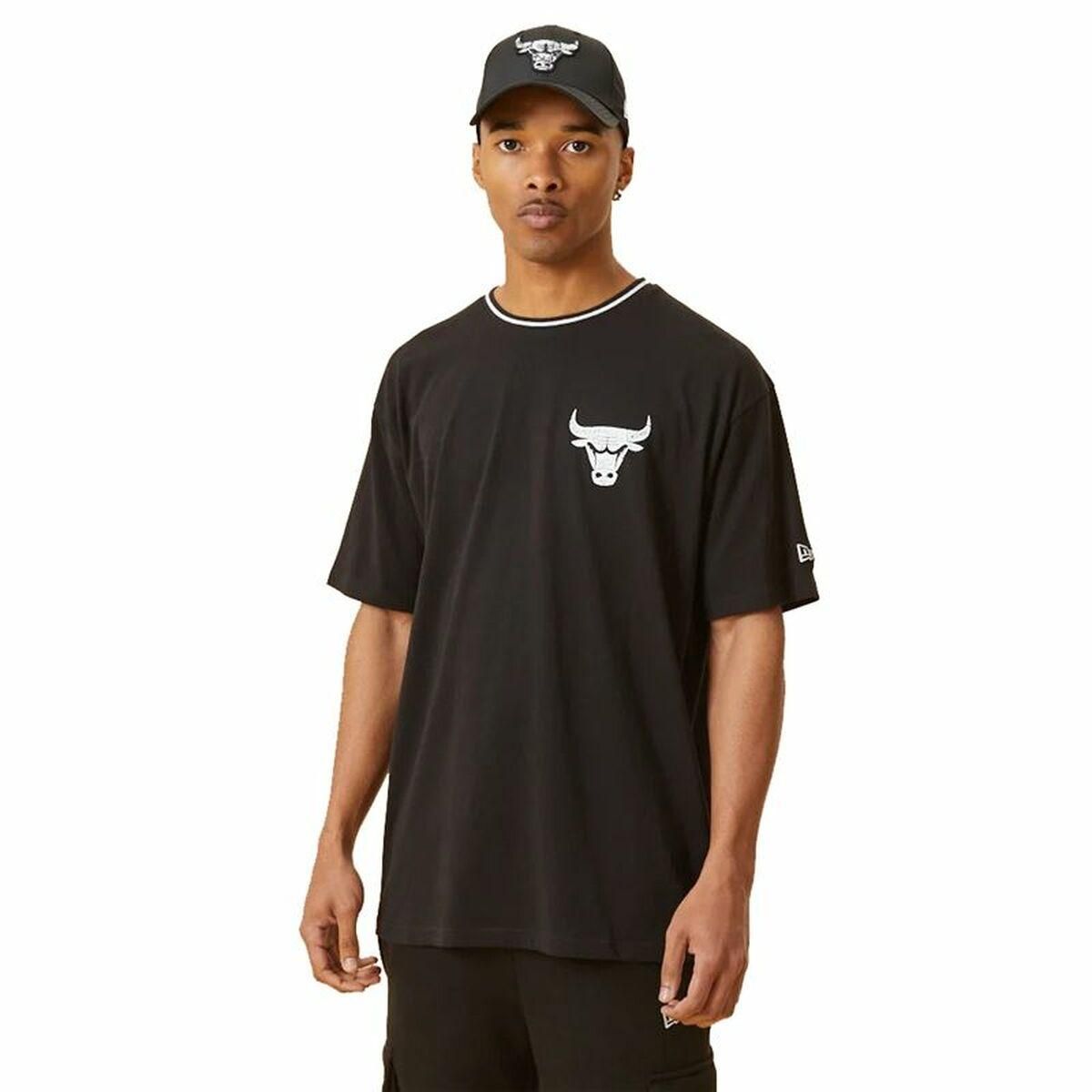 Kortærmet T-shirt til Mænd New Era Chicago Bulls Sort M