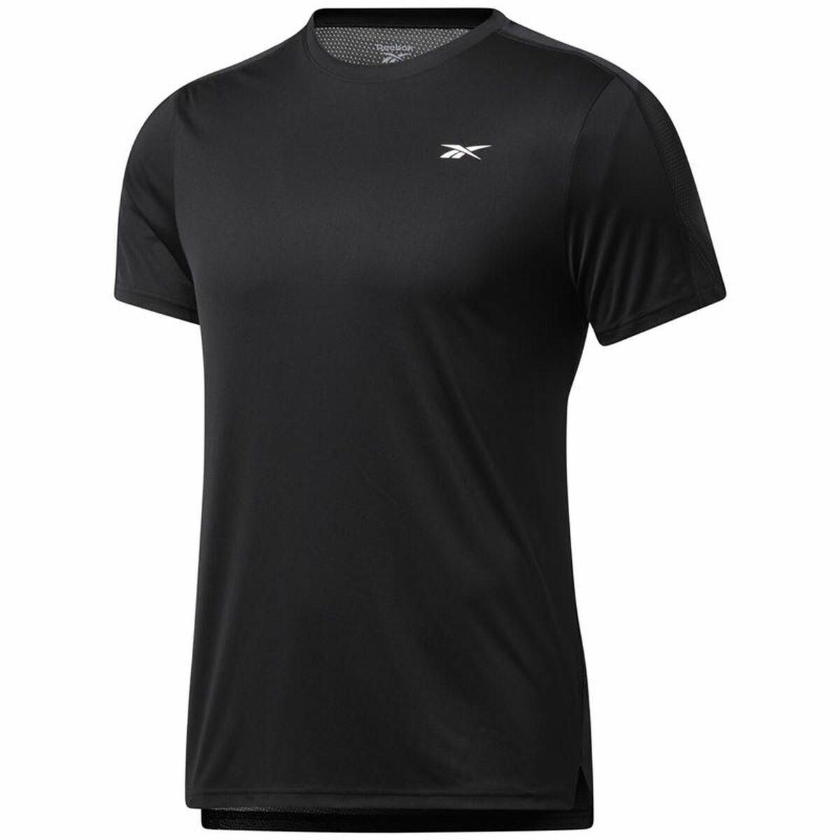 Kortærmet T-shirt til Mænd Reebok Workout Ready Tech Sort S