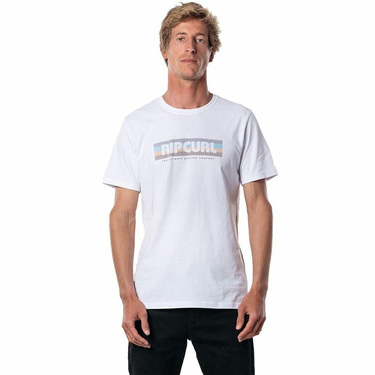 Kortærmet T-shirt til Mænd Rip Curl El Mama Hvid M