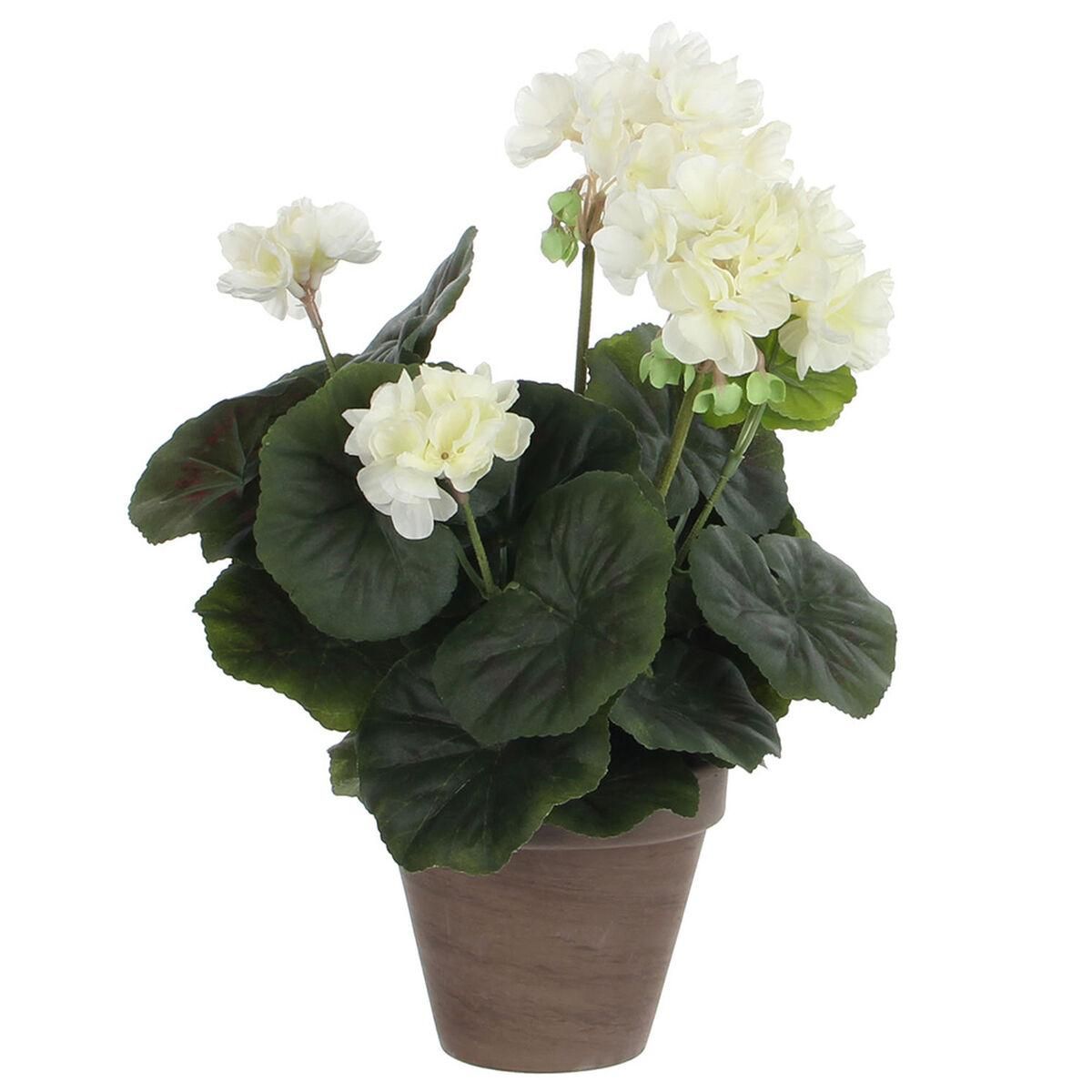 Dekorativ plante Mica Decorations PVC Geranium