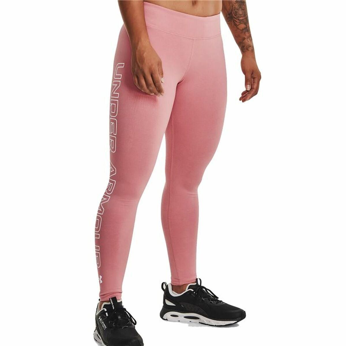 Sport leggings til kvinder Under Armour Favorite Pink L