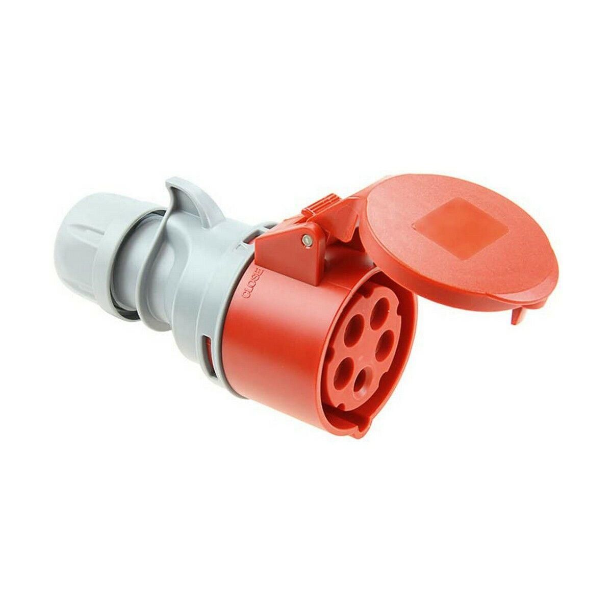 Plug-in base Solera 903152a CETAC Med låg Rød IP44 16 A 400 V Luft