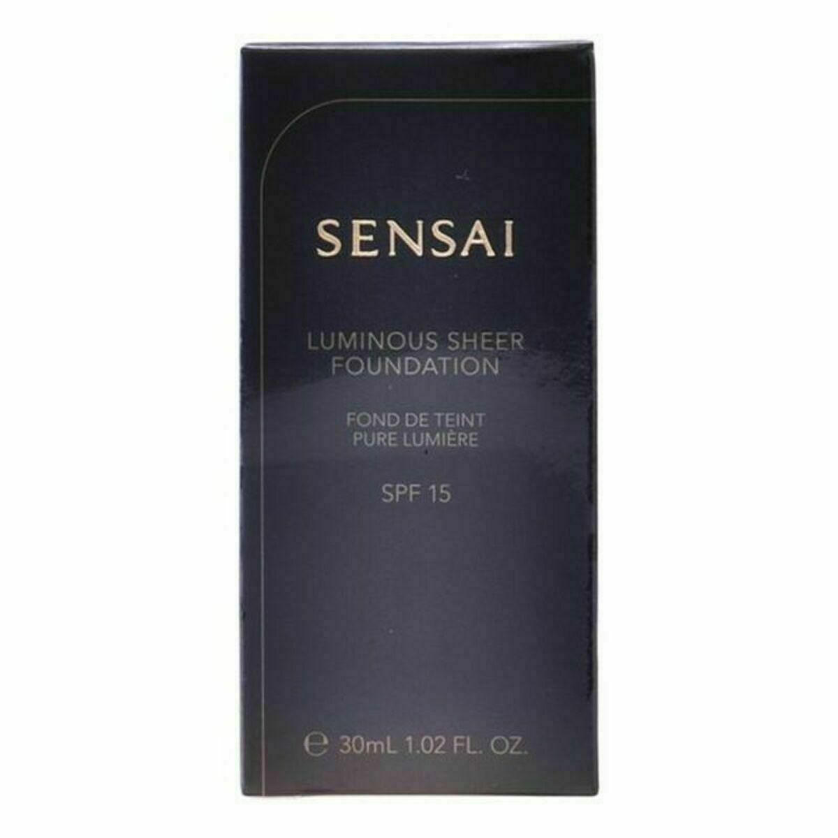 Flydende Makeup Foundation Sensai Kanebo Spf 15 (30 ml) 102 - Ivory Beig - 30 ml