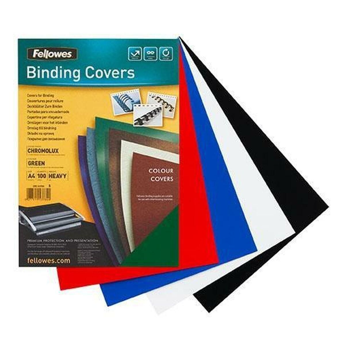 Cover Fellowes Bindende Rød A4 Pap (50 enheder)