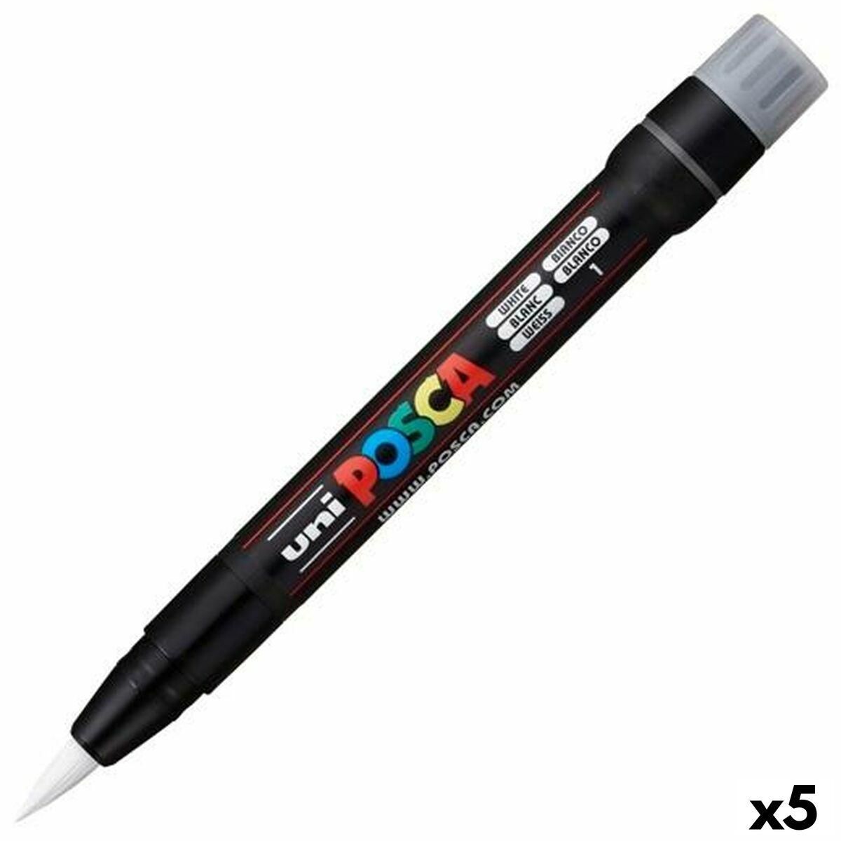 Markør POSCA PCF-350 Hvid (5 enheder)