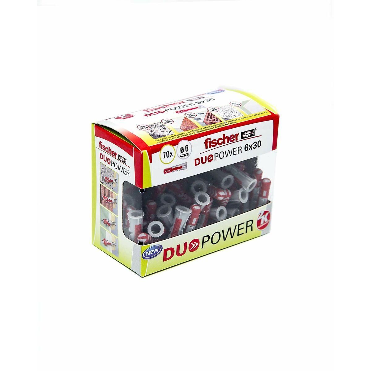 Rawlplugs Fischer duopower 6 x 30 mm 70 enheder