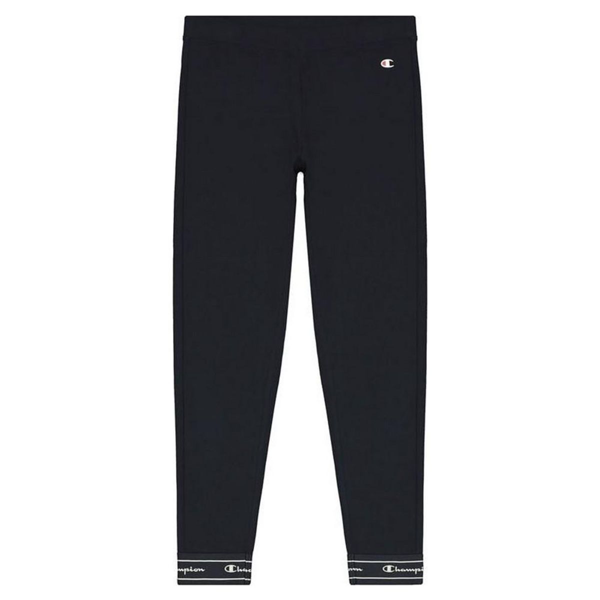 Sport leggings til kvinder Champion Crop Logo Tape W Mørkeblå M