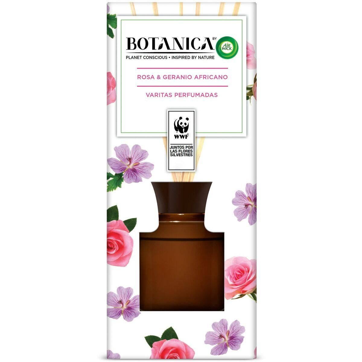 Duftpinde Botanica Pink Afrikansk mand Geranium Naturlige ingredienser (80 ml)