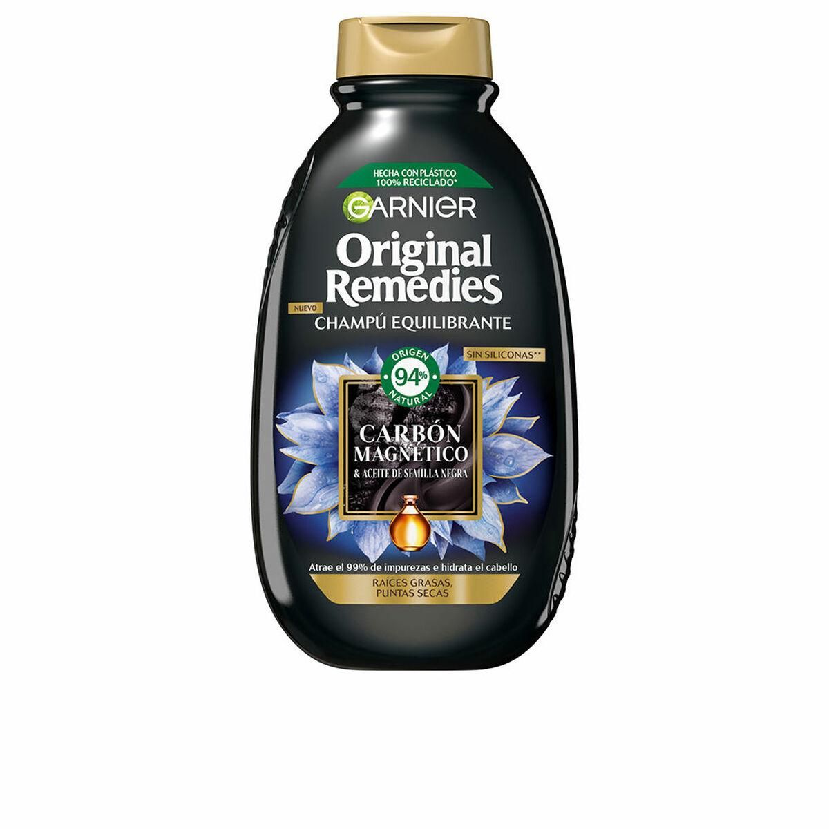 Shampoo Garnier Original Remedies Balancerende Magnetisk trækul (250 ml)