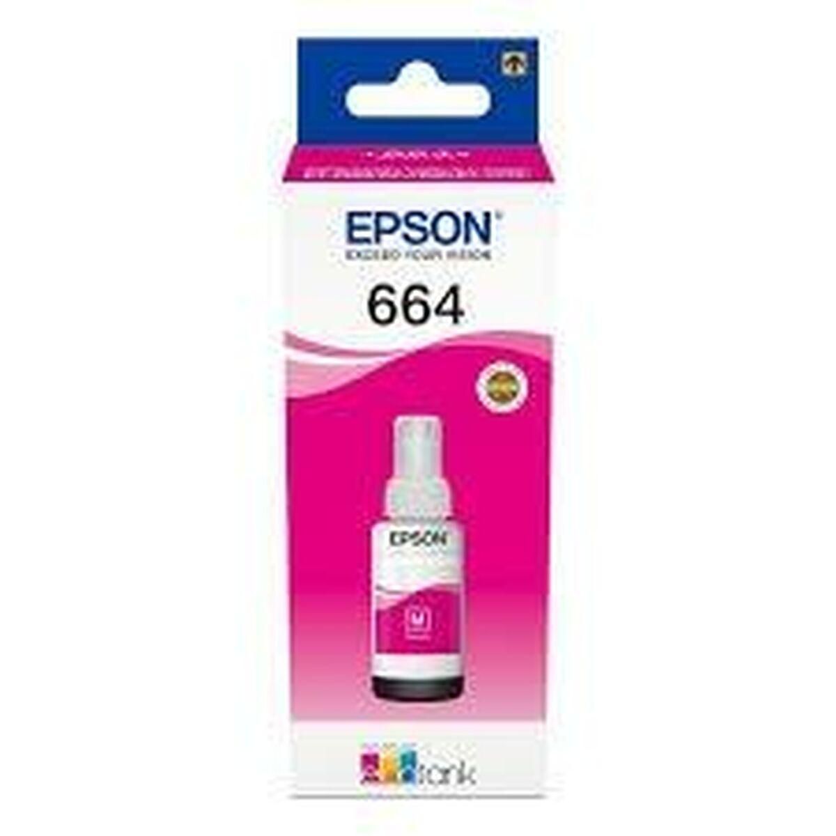 Original blækpatron Epson T6643 Magenta