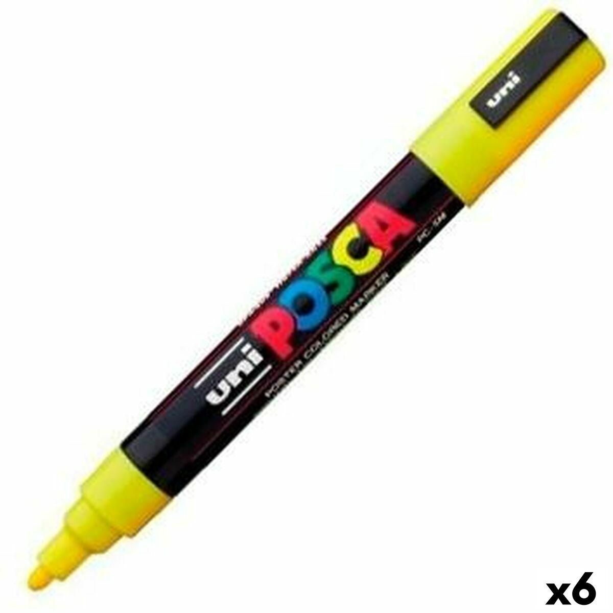 Markør POSCA PC-5M Brun (6 enheder)