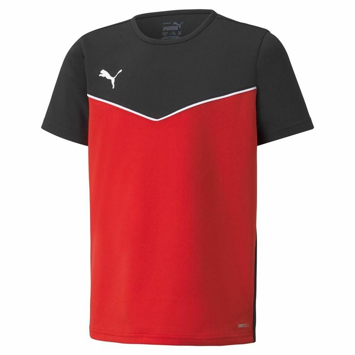 Børne Kortærmet T-shirt Puma individualRISE Rød Sort 9-10 år