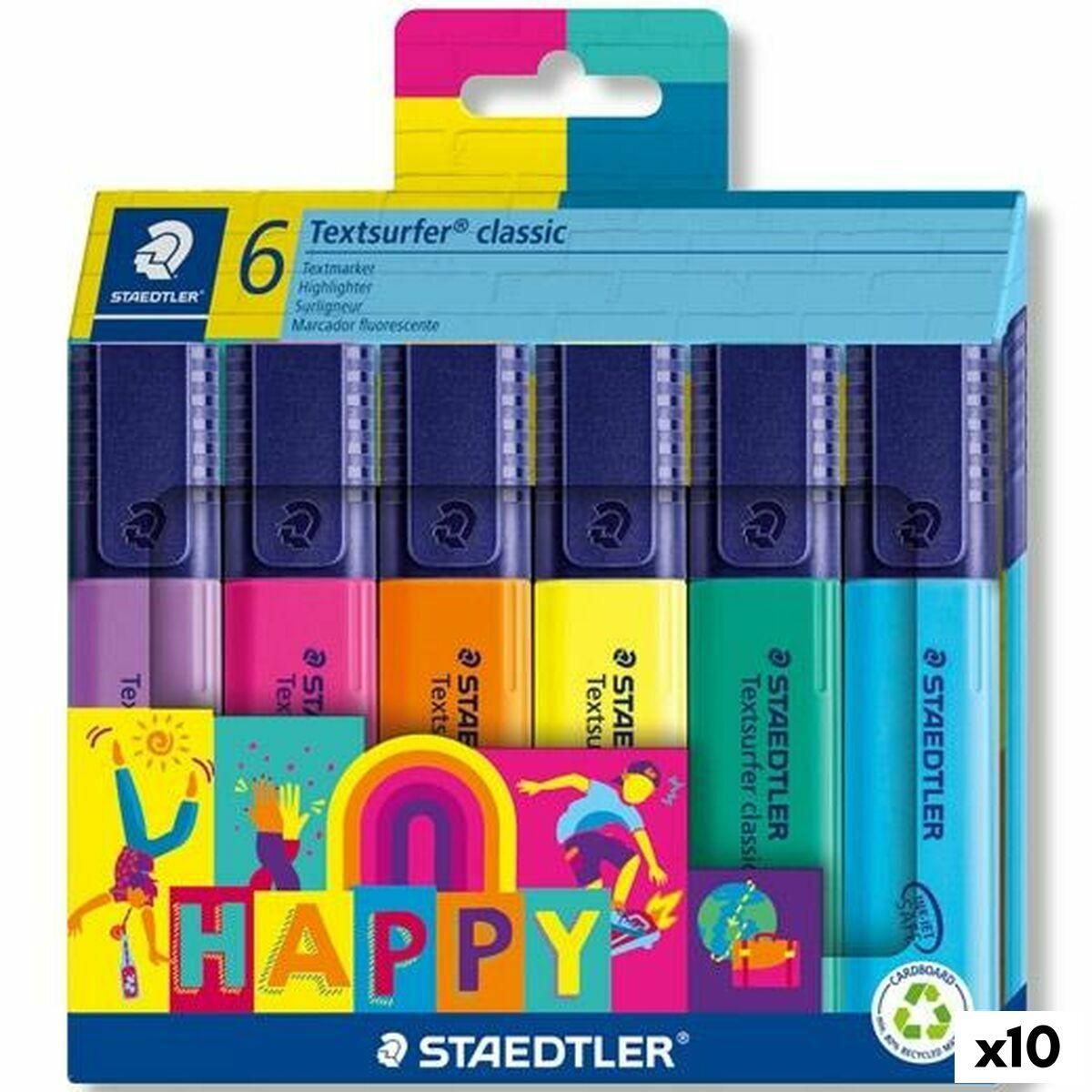 Markeringstuscher Staedtler Textsurfer Classic Happy Line (10 enheder)