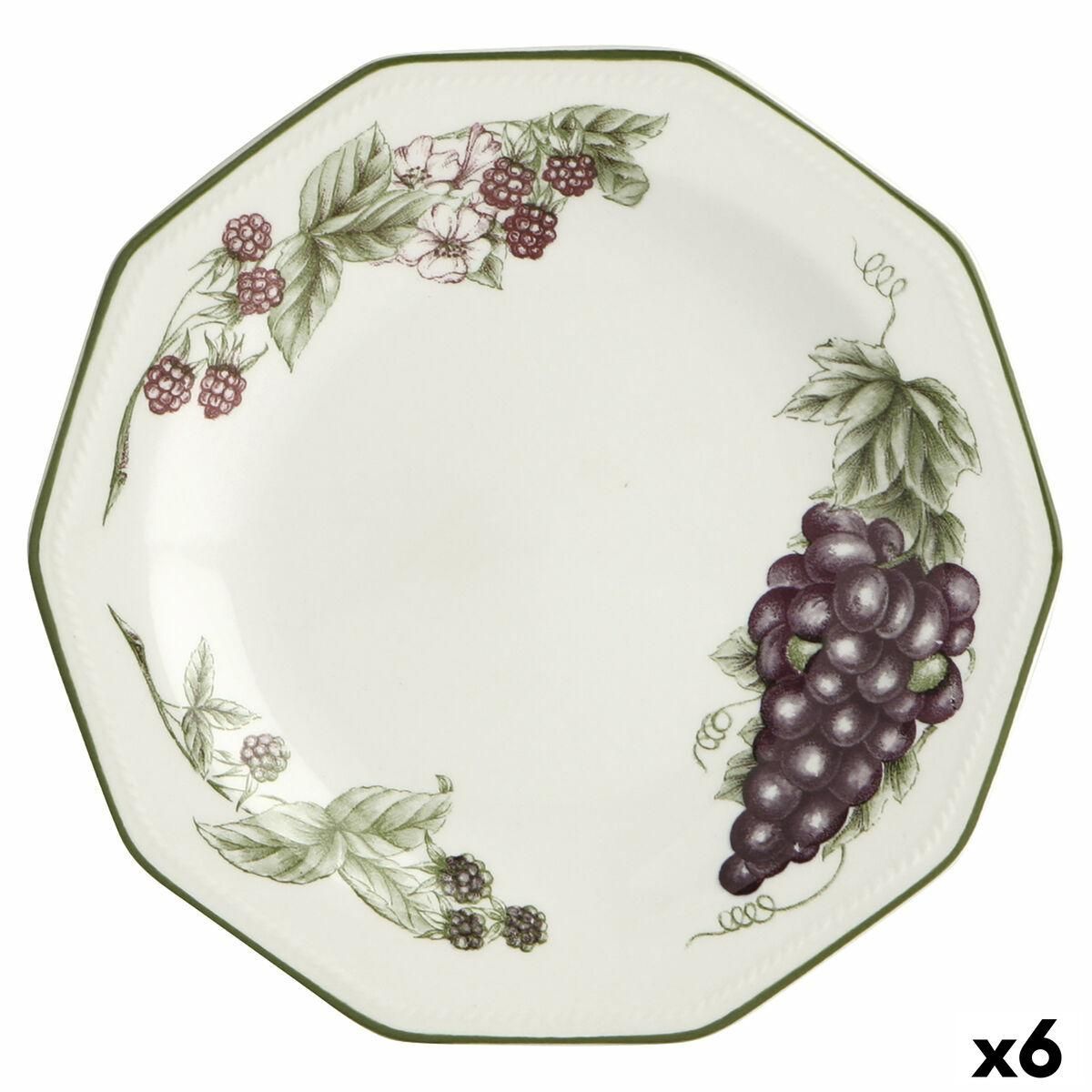 Desserttallerken Churchill Victorian Keramik Jedilni servis (Ø 20,5 cm) (6 enheder)