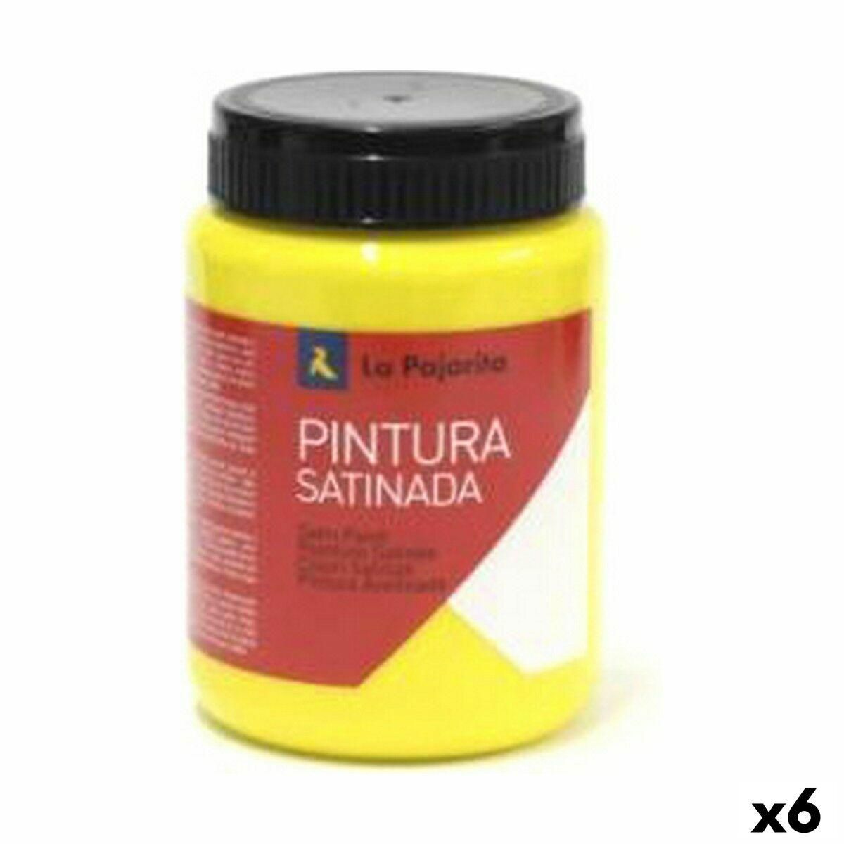 Tempera La Pajarita L-02 Gold Gul Satin finish Skole (35 ml) (6 enheder)