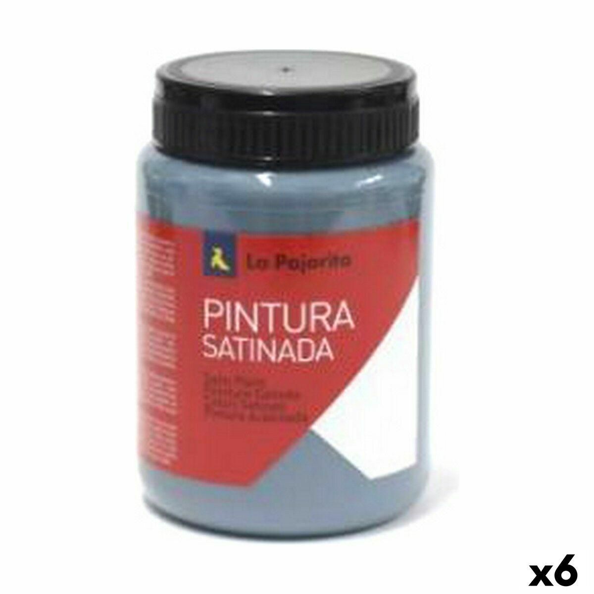 Tempera La Pajarita Metallic L-34 6 Dele Blå Skole Satin finish