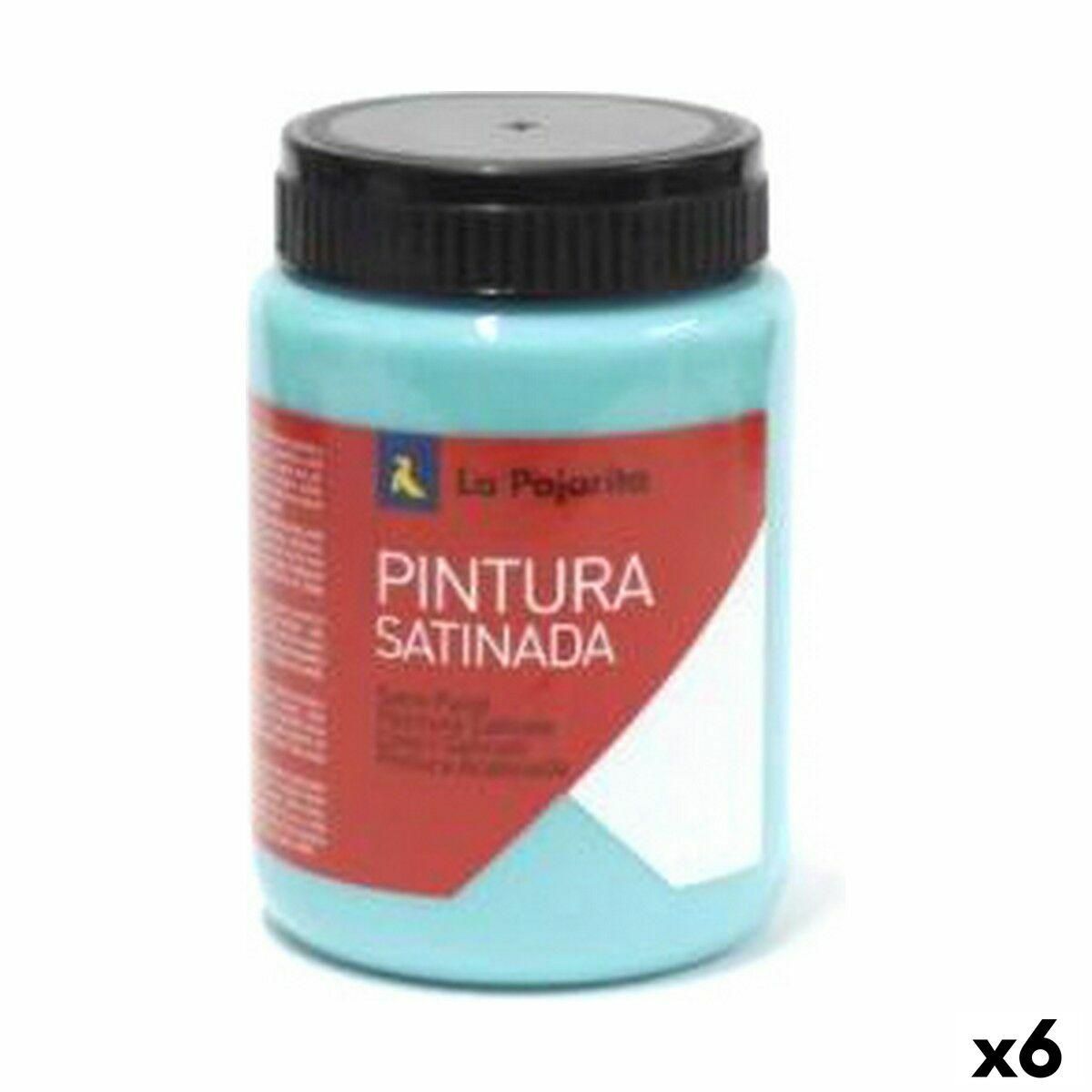 Tempera La Pajarita L-35 6 Dele Turkisblå Skole Satin finish