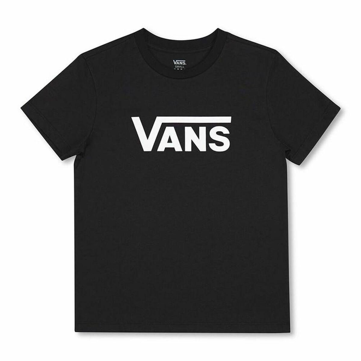 Kortærmet T-shirt til Kvinder Vans Drop V SS Crew-B Sort S