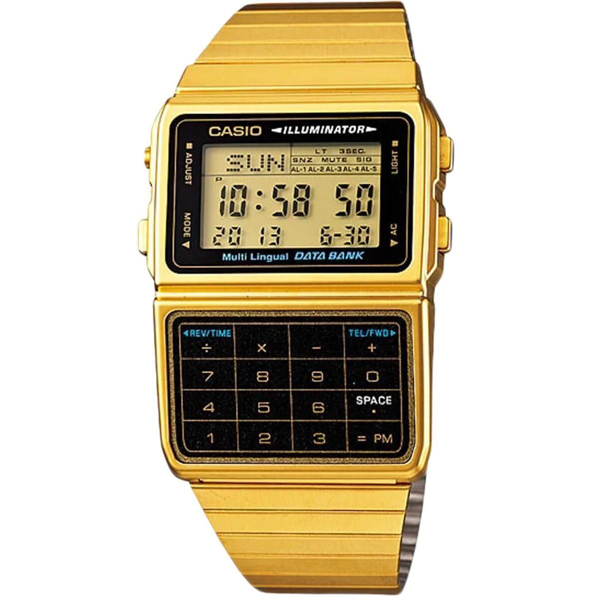 Unisex ur Casio DATABANK CALCULATOR GOLD