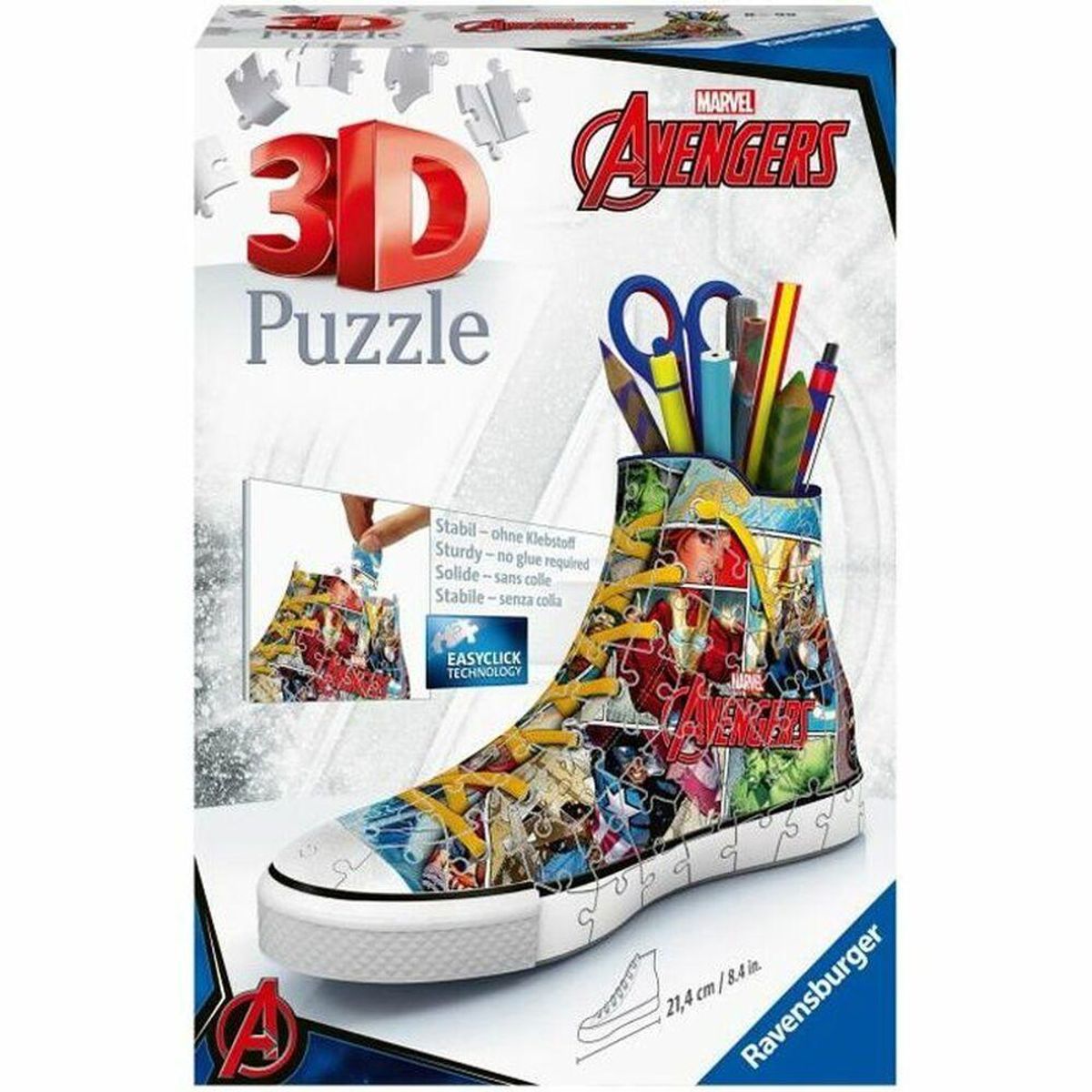 3D Puslespil Ravensburger Sneaker Avengers 108 Dele