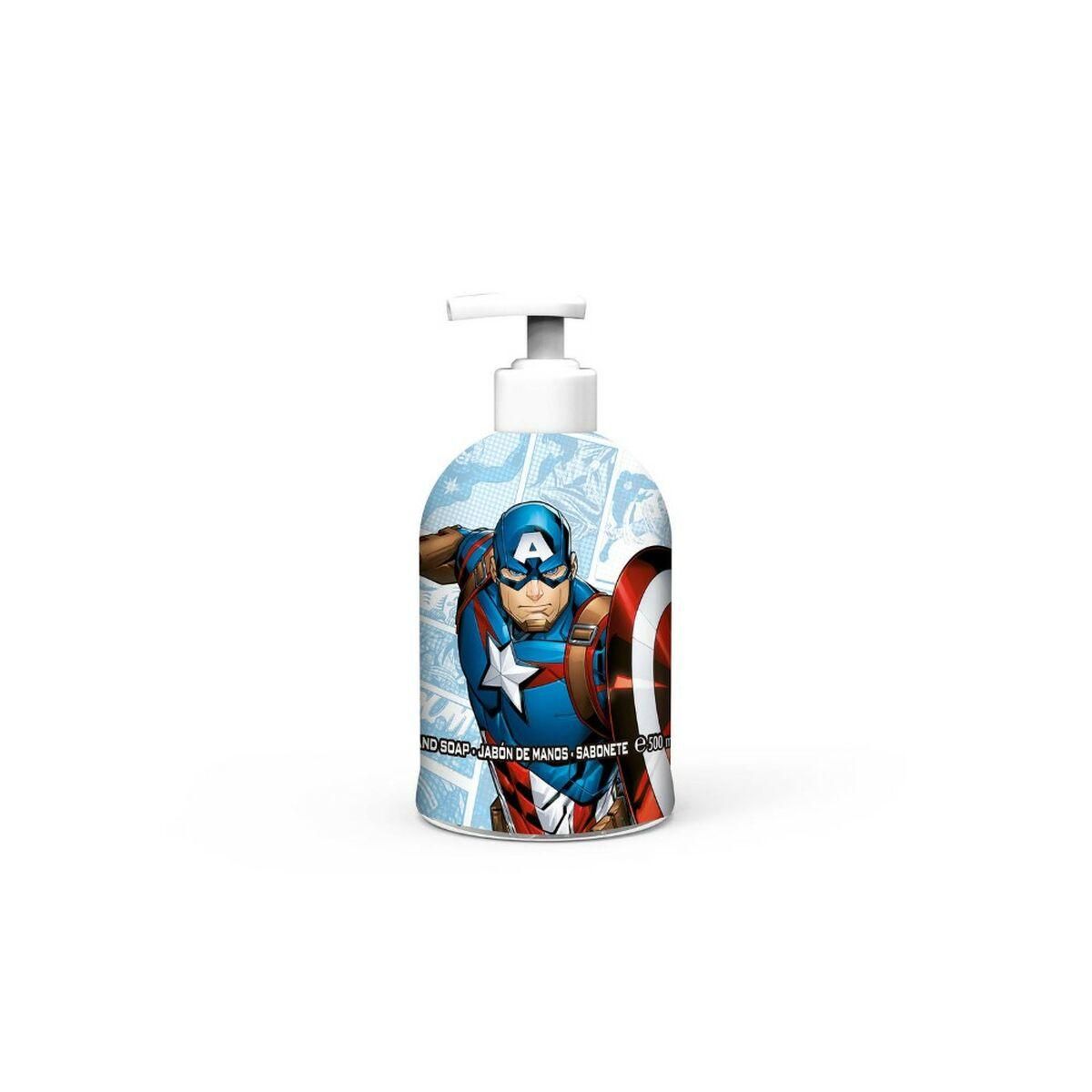 Sabonete de Mãos Líquido com Doseador Cartoon 129110 Captain America 500 ml