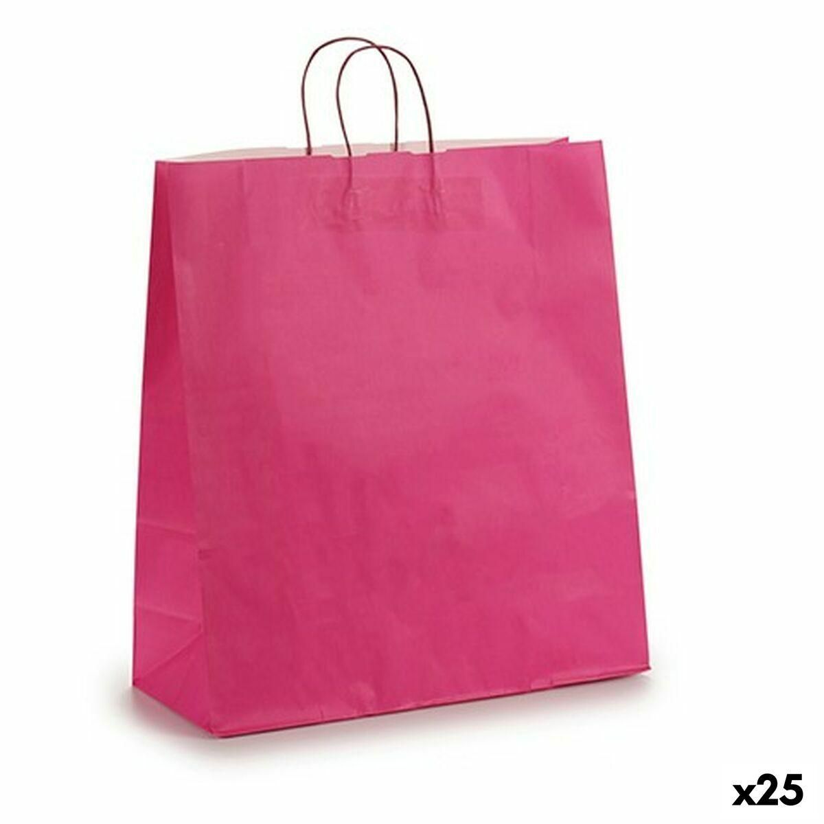 Papirpose Pink 16 x 57,5 x 46 cm (25 enheder)