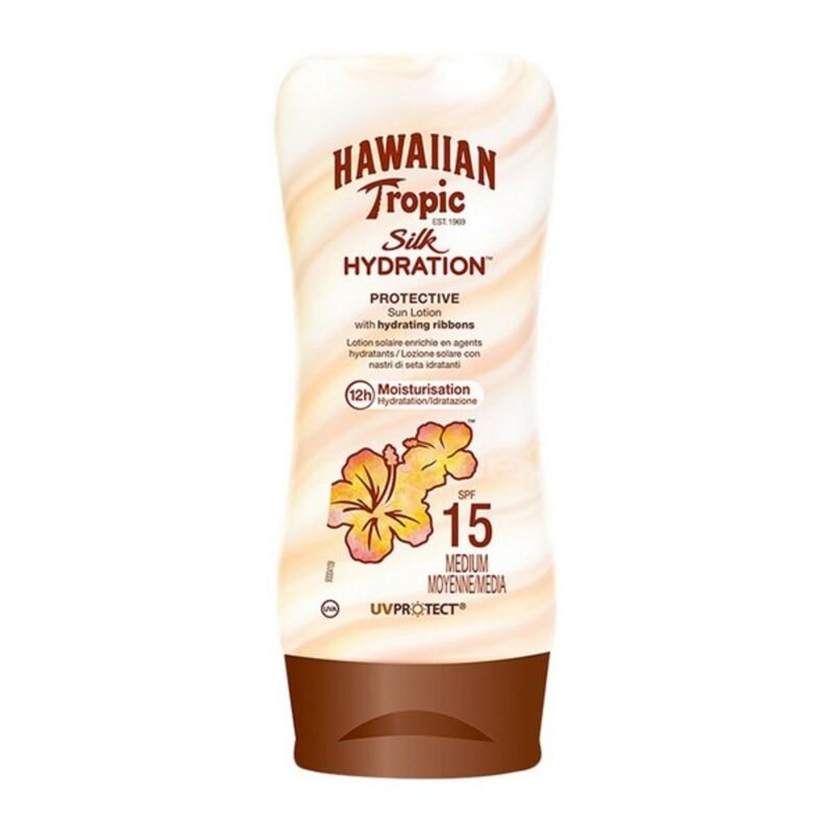 Solcreme Silk Hawaiian Tropic Spf 15 - 180 ml