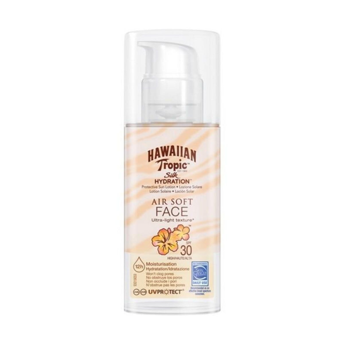 Solcreme til ansigtet Silk Air Soft Hawaiian Tropic Silk Air Soft Face Spf 30 50 ml Spf 30