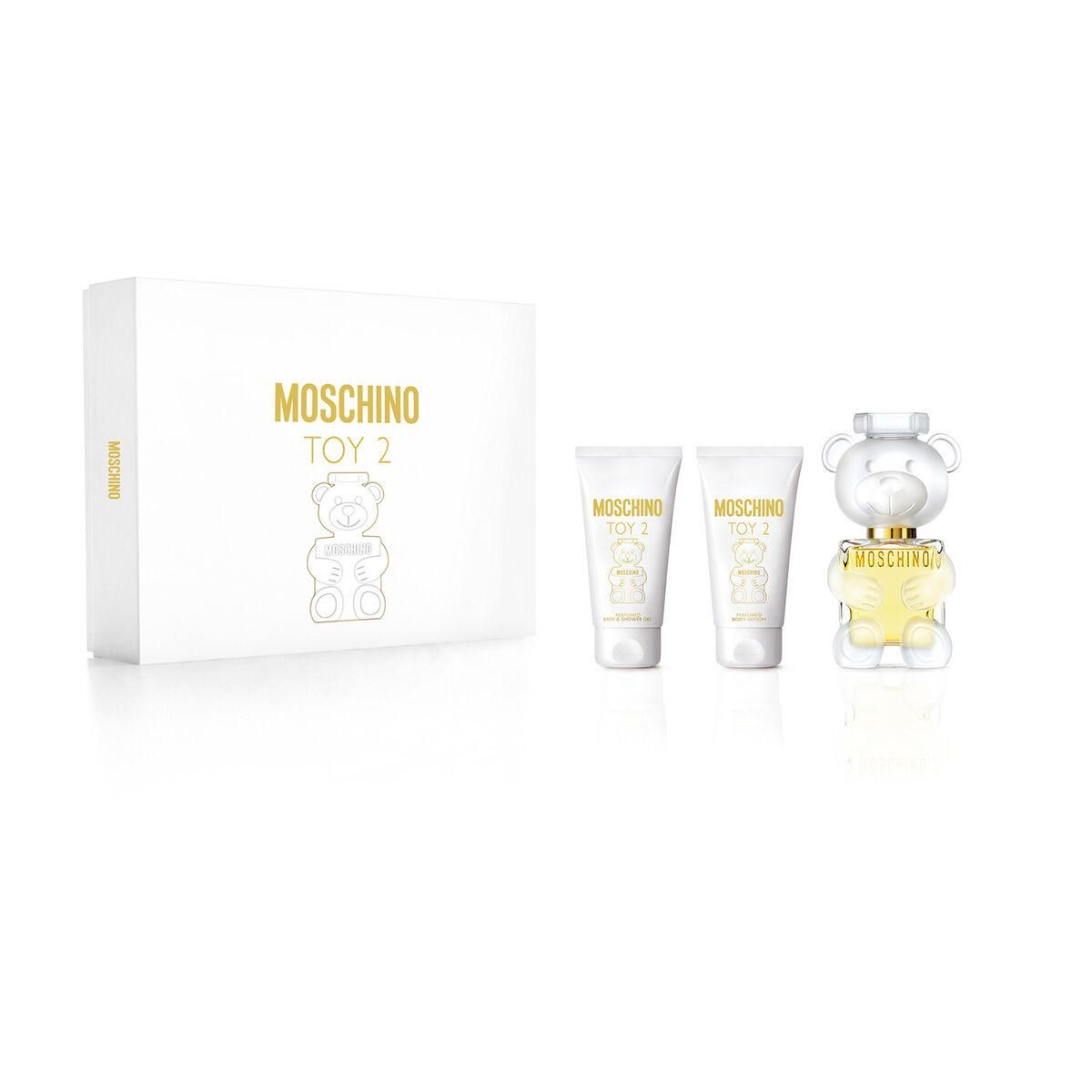 Parfume sæt til mænd Moschino Toy 2 EDP 3 Dele