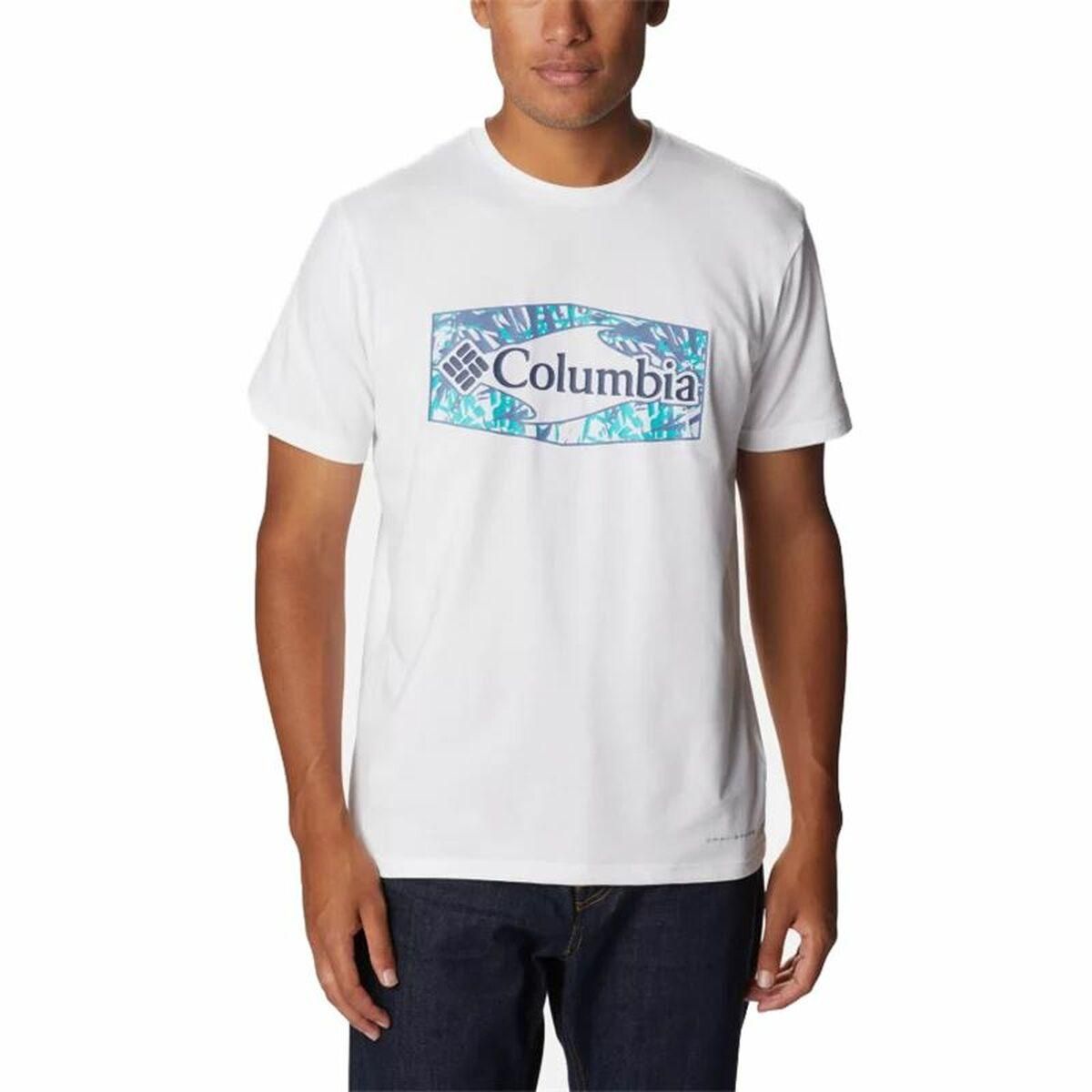 Kortærmet Sport T-shirt Columbia Sun Trek&trade; Hvid L