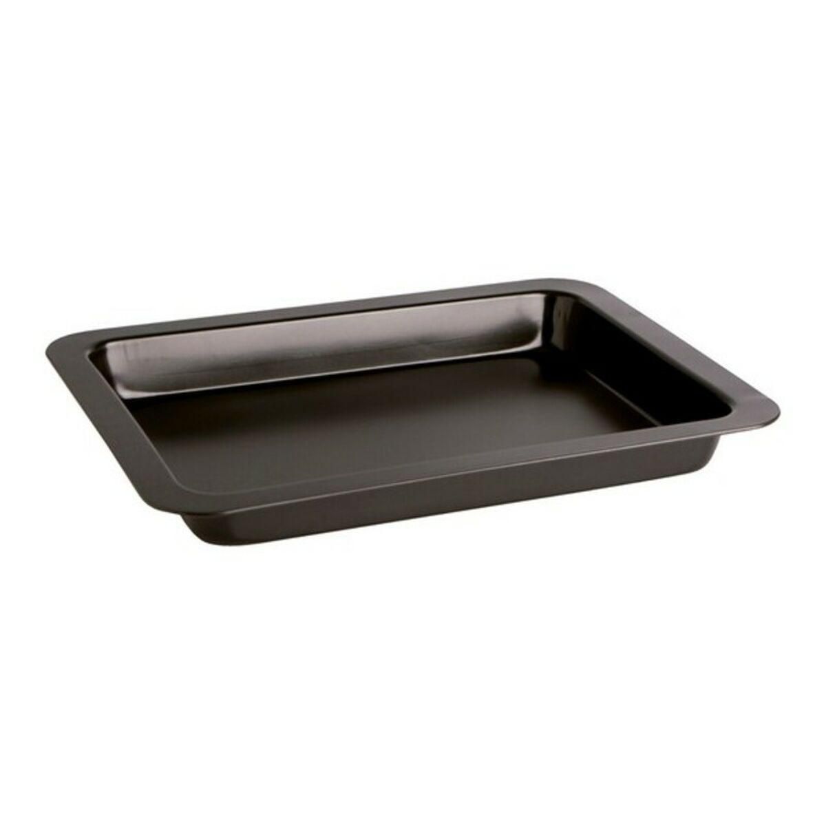 Non-stick Bageplade Quid Sweet Grey Sort Galvaniseret stål 43 x 29 x 2 cm