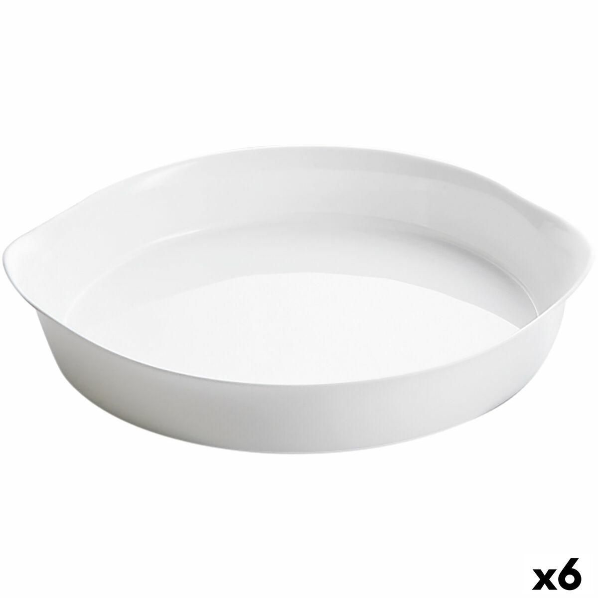 Kageform Luminarc Smart Cuisine Hvid Glas Cirkulær Ø 28 cm 6 enheder