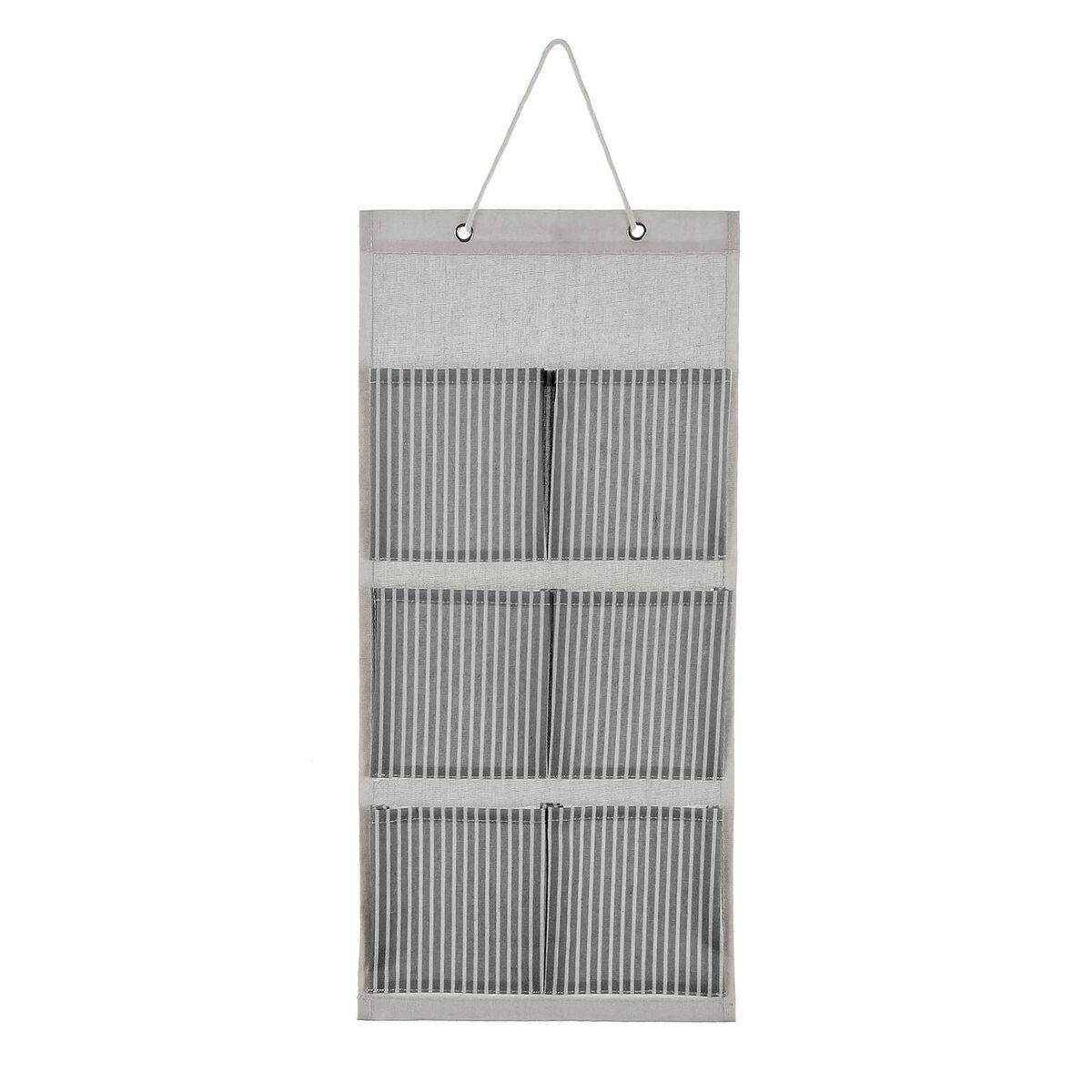 Multifunktionel organizer Versa Grå Væg 56 x 26 cm