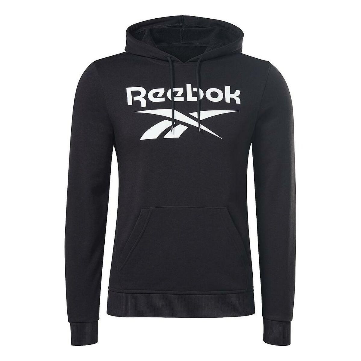 Hættetrøje til Mænd Reebok I FT BIG LOGO OTH H54788 Sort M