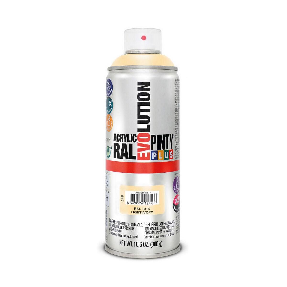 Spraymaling Pintyplus Evolution RAL 1015 400 ml Light Ivory