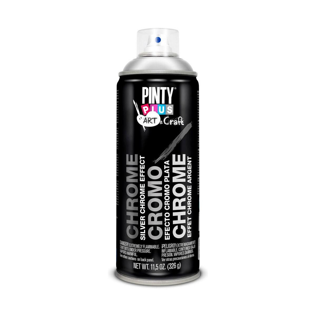 Spraymaling Pintyplus Art & Craft C150 Krom 400 ml Sølvfarvet