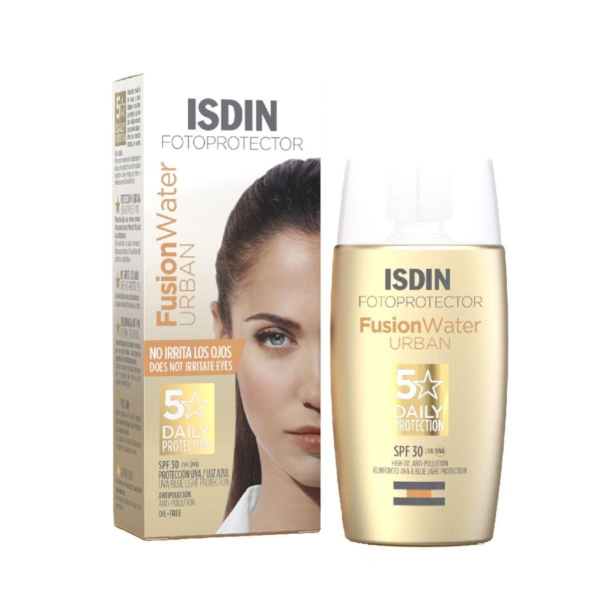 Solcreme til ansigtet Isdin Fusion Water Urban Spf 30 50 ml