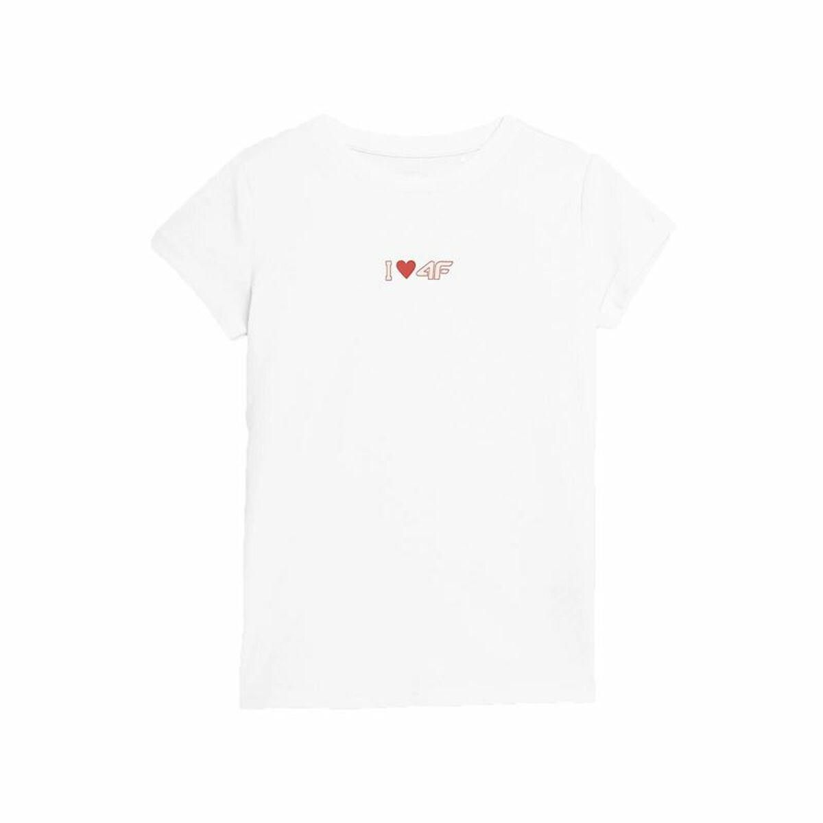 Børne Kortærmet T-shirt 4F JTSD005 12-13 år