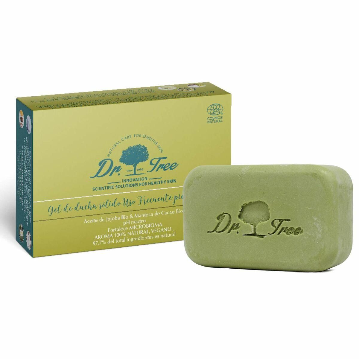 Gel Bar Dr. Tree Gel Sólido Følsom hud Daglig brug 120 g (Fugtgivende) (Beroligende)