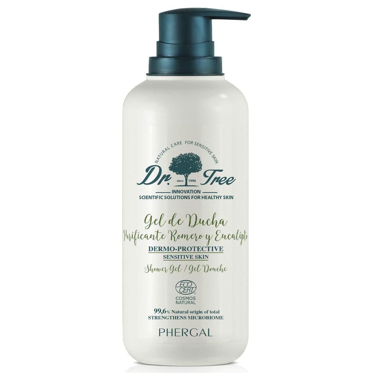 Shower gel Dr. Tree Følsom hud Eukalyptus Rosmarin Rensende 500 ml